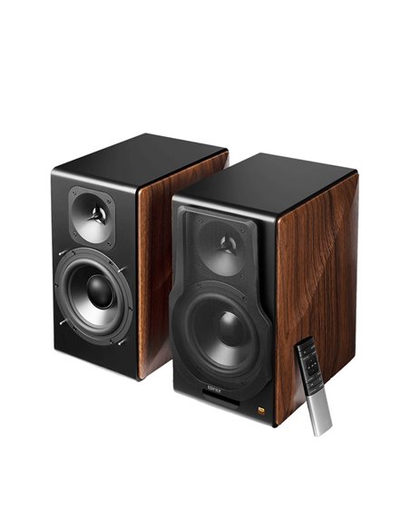 Boxe 2.0 Edifier S3000MKII Brown/ 256W/ Bluetooth 5.0/ Balanced XLR/ Optical/ Coaxial/ Line In/ USB inputs Boxe 2.0 Edifier S3000MKII Brown/ 256W/ Bluetooth 5.0/ Balanced XLR/ Optical/ Coaxial/ Line In/ USB inputs
