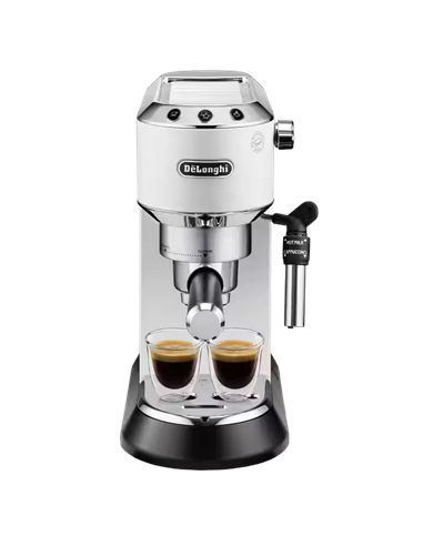 Кофеварка рожковая DeLonghi Dedica Pump Espresso, 1300Вт, Белый