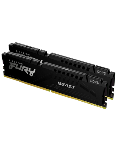 Оперативная память Kingston FURY Beast, DDR5 SDRAM, 5200 МГц, 64Гб, KF552C36BBEK2-64