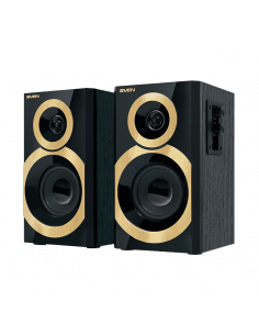 Компьютерные колонки 2.0 SVEN SPS-619, Черный/Золотой