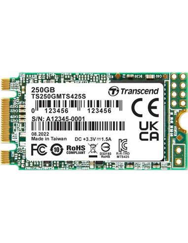 Накопитель SSD Transcend 425S, 250Гб, TS250GMTS425S