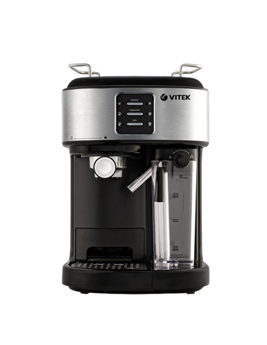 Cafetiera manuala VITEK VT-8489, 1250W, Argintiu