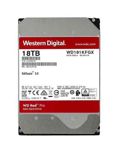 Unitate HDD Western Digital WD Red Pro, 3.5", 18 TB WD181KFGX