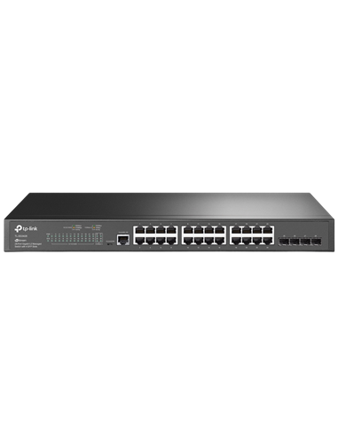 Switch de rețea TP-LINK TL-SG3428, 24x 10/100/1000 Mbps, 4x SFP