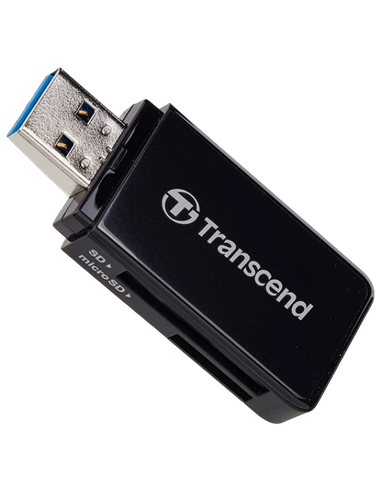 Cititor de carduri Transcend TS-RDF5, USB Type-A, Negru