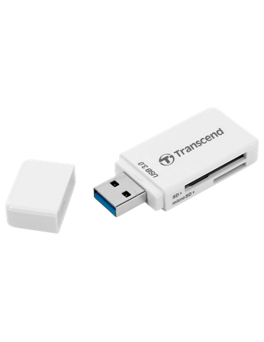 Cititor de carduri Transcend TS-RDF5, USB Type-A, Alb