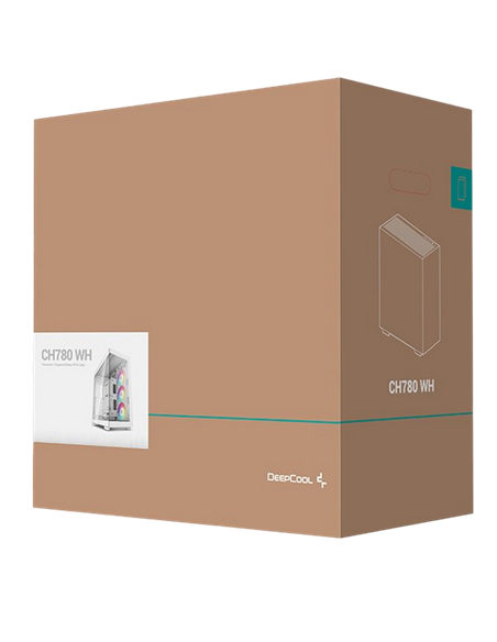 Carcasă PC Deepcool CH780, Full-Tower, Fără PSU, Alb