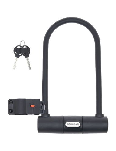 Замок Newrban U-lock with mounting bracket, Черный