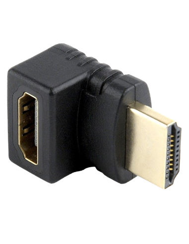 Видеоадаптер Cablexpert A-HDMI270-FML, HDMI (M) - HDMI (F), Чёрный