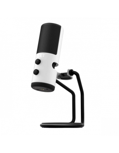 Microfon Gaming NZXT Capsule, Cu fir, Alb