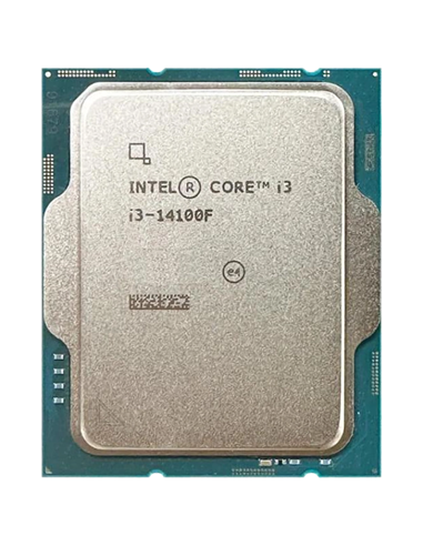 Procesor Intel Core i3-14100F, Fără grafică integrată, | Tray