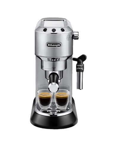 Cafetiera manuala DeLonghi Dedica Pump Espresso, 1300W, Argintiu