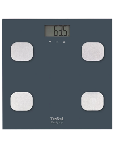 Cântar de podea Tefal BODY UP, Gri