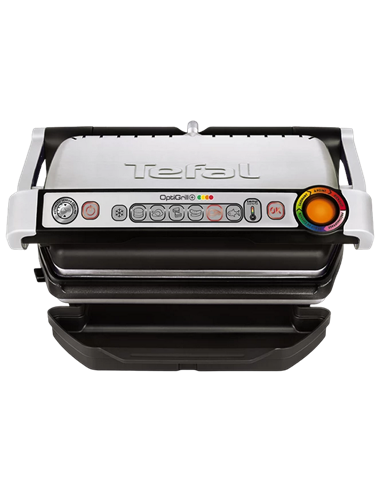 Grătar electric Tefal OptiGrill, 2000W, Oțel inoxidabil