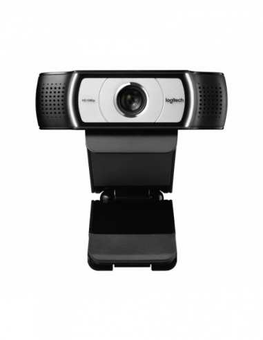 Camera Logitech C930e- 1080p30fps- 321 MP- FoV: 90- Zoom: 4x-Autofocus- Stereo mic-Shutter-1.5m
