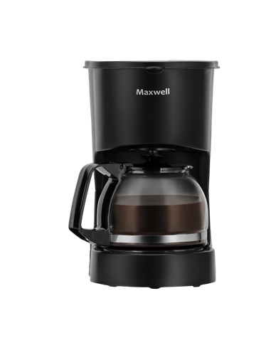 Капельная кофеварка Maxwell MW-1657, 600Вт, Чёрный