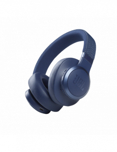 Наушники Headphones Bluetooth JBL Headphones Bluetooth JBL LIVE660NC Blue- On-ear- active noise-cancelling