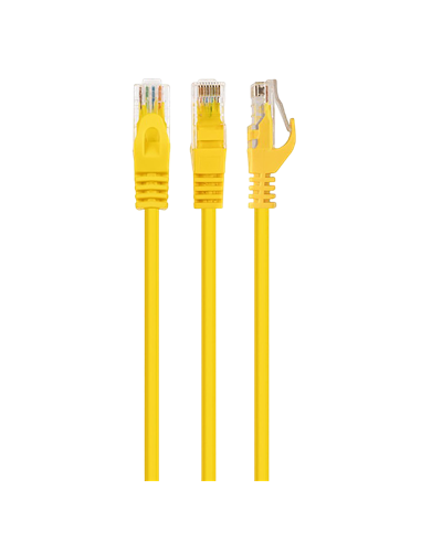 Патч-корд Cablexpert PP6U-0.5M/Y, Cat6 UTP, 0,5м, Жёлтый