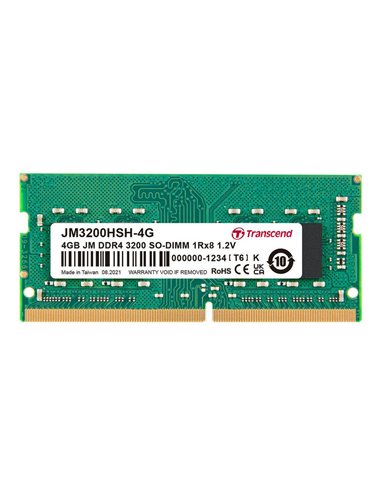 Оперативная память Transcend JM3200HSH-4G, DDR4 SDRAM, 3200 МГц, 4Гб