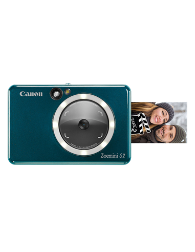 Фотопринтер Canon Zoemini S2 ZV223, 2.0” x 3.0”, Бирюзовый