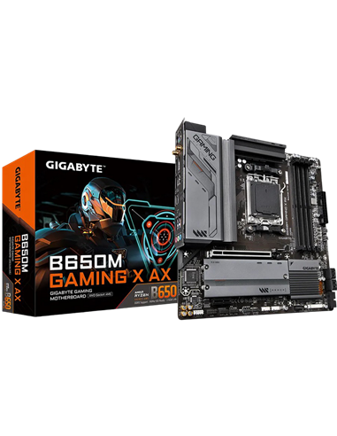 Placă de bază Gigabyte B650M GAMING X AX, AM5, AMD B650, Micro-ATX