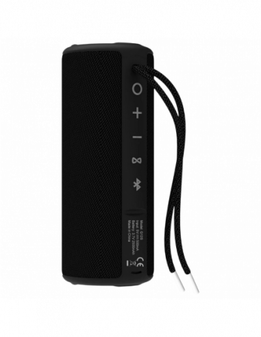 Портативные колонки X-Music Portable Speaker X-music Flip Q12S- Black- waterproof IP66- TWS- 2500mAh- 15W- AUX- Type-C