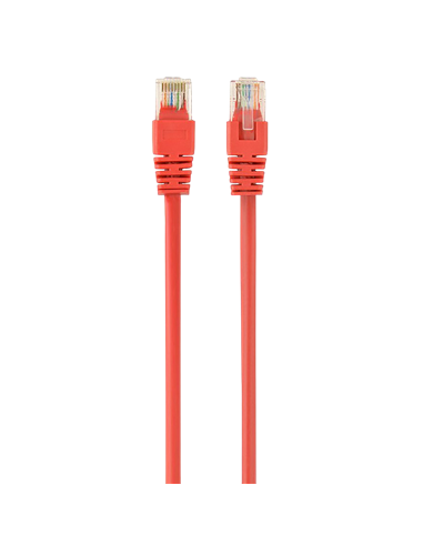 Patch cord Cablexpert PP12-0.25M/R, CAT5e UTP, 0,25m, Roșu