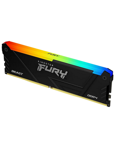 Memorie RAM Kingston FURY Beast RGB, DDR4 SDRAM, 3600 MHz, 8GB, KF436C17BB2A/8