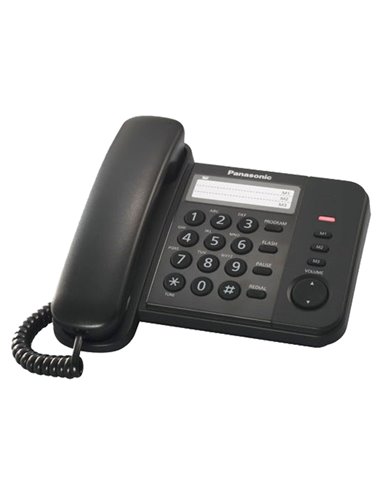 Telefon cu fir Panasonic KX-TS2352, Negru