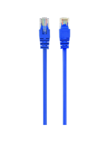 Patch cord Cablexpert PP12-0.5M/B, CAT5e UTP, 0,5m, Albastru