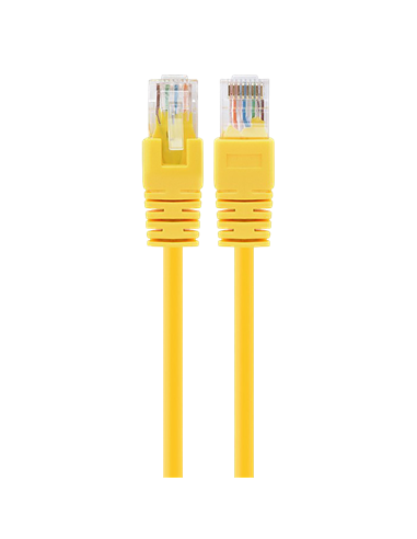 Patch cord Cablexpert PP12-2M/Y, CAT5e UTP, 2m, Galben