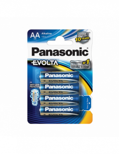 Baterii AA AAA-alcaline Panasonic EVOLTA AA Blister 4 Alkaline LR6EGE4BP