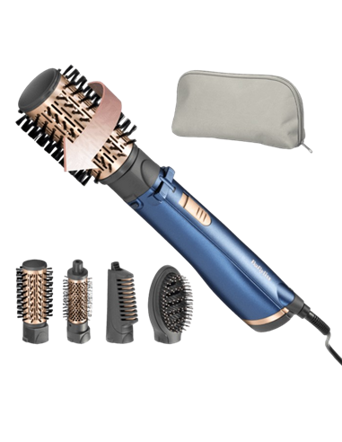 Фен-щётка BaByliss AS966ROE, 1000Вт, Синий