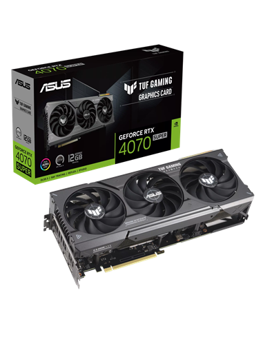 Видеокарта ASUS TUF-RTX4070S-O12G-GAMING, 12ГБ GDDR6X 192бит 