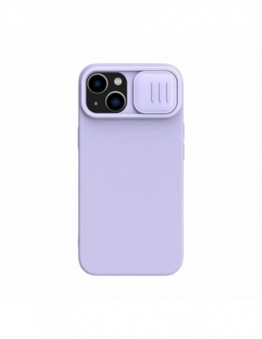 Huse Nillkin Altele Nillkin Apple iPhone 14 Plus CamShield Silky Silicone Case Misty Purple