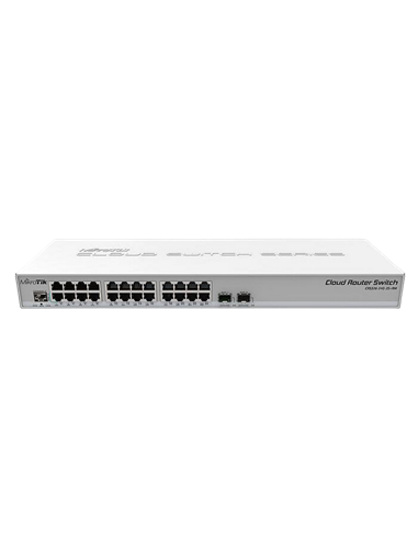 Comutator Router MikroTik CRS326-24G-2S+RM, Alb