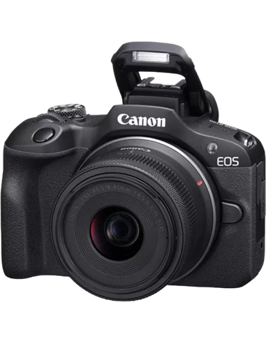 Aparat Foto Mirrorless Canon EOS R100 Black & RF-S 18-45mm f/4.5-6.3 IS STM KIT