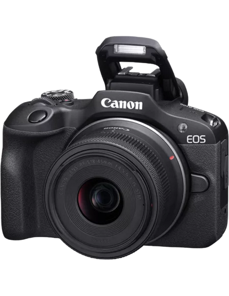 Aparat Foto Mirrorless Canon EOS R100 Black & RF-S 18-45mm f/4.5-6.3 IS STM KIT