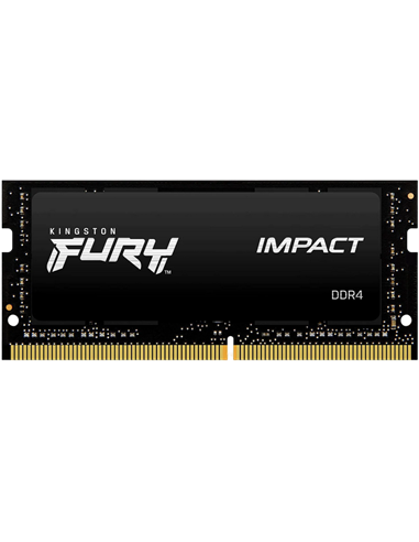 Оперативная память Kingston FURY Impact, DDR4 SDRAM, 3200 МГц, 32Гб, KF432S20IB/32