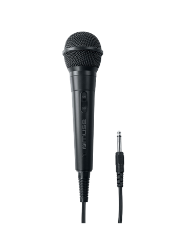 Microfon Karaoke MUSE MC-20 B, Cu fir, Negru