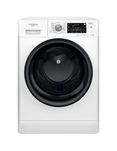 Mașină de spălat cu uscător Whirlpool FFWDD 1076258 BV EU, 10kg, Alb