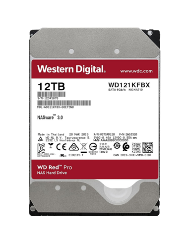 Unitate HDD Western Digital WD Red Pro, 3.5", 12 TB WD121KFBX