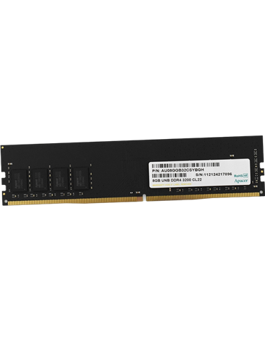 Оперативная память Apacer AU08GGB32CSYBGH, DDR4 SDRAM, 3200 МГц, 8Гб