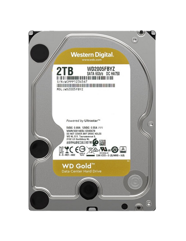 Unitate HDD Western Digital WD Gold, 3.5", 2 TB WD2005FBYZ