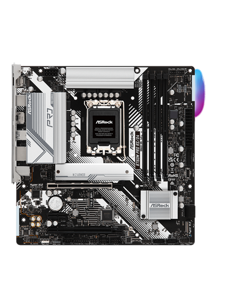 Материнская плата ASRock B760M Pro RS/D4, LGA1700, Intel B760, Micro-ATX