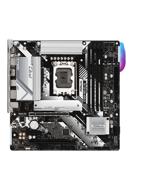 Материнская плата ASRock B760M Pro RS/D4, LGA1700, Intel B760, Micro-ATX