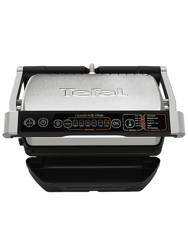 Электрический Гриль Tefal GC706D34, 2000Вт, Чёрный | Серебристый