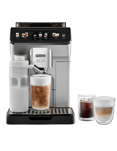 Кофемашина DeLonghi ECAM450.65.S, Нержавеющая Сталь | Черный