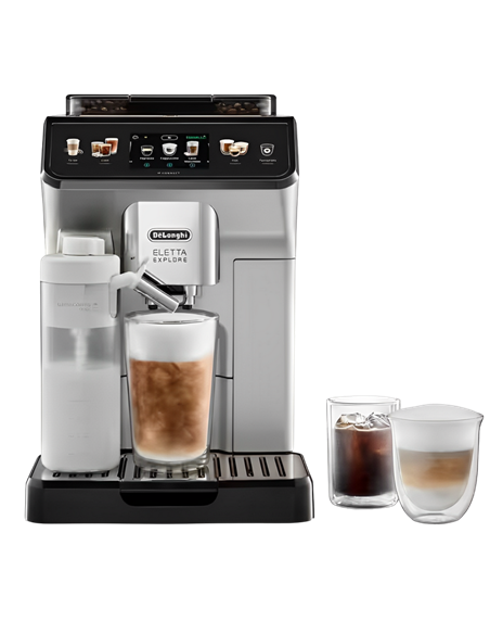 Кофемашина DeLonghi ECAM450.65.S, Нержавеющая Сталь | Черный