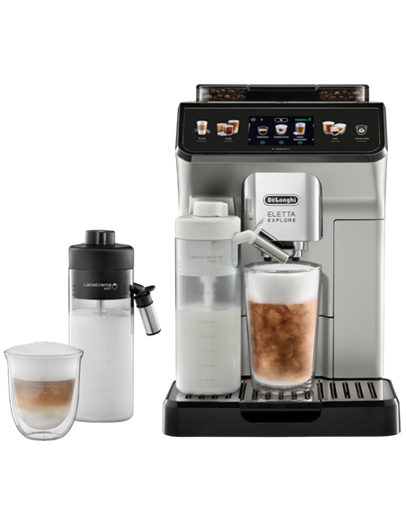 Кофемашина DeLonghi ECAM450.65.S, Нержавеющая Сталь | Черный